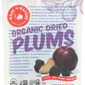 MADE IN NATURE: Organic Tree Ripened Plums, 6 oz