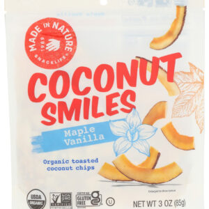 MADE IN NATURE: Organic Toasted Coconut Chips Maple Madagascar Vanilla, 3 oz
