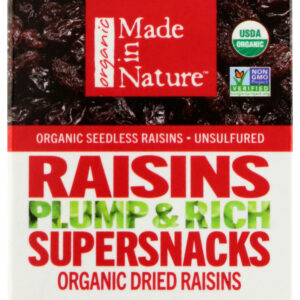 MADE IN NATURE: Raisins Thompson 6pack, 6 oz