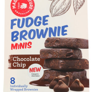 MADE IN NATURE: Brownie Minis Choc Chip, 5.92 oz