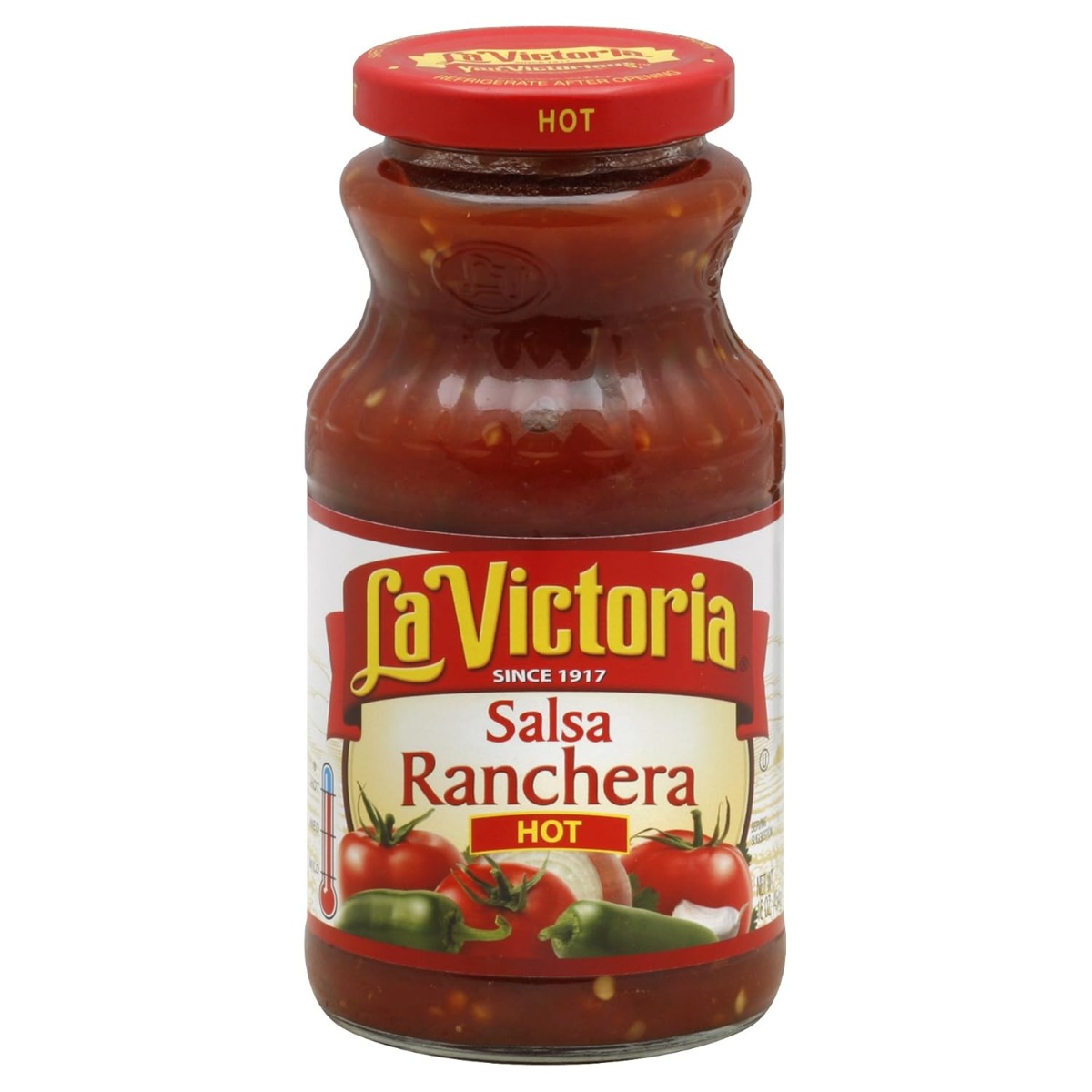 LA VICTORIA: Hot Ranchera Salsa, 16 oz