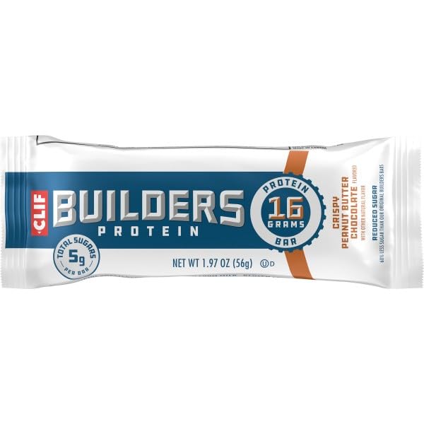 CLIF BUILDERS: Peanut Butter Chocolate Protein Bar, 1.97 oz