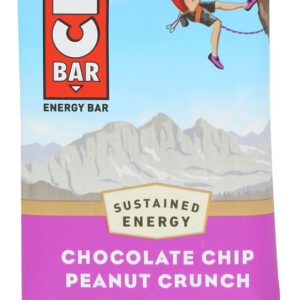 CLIF BAR: Chocolate Chip Peanut Crunch Energy Bar, 2.4 oz