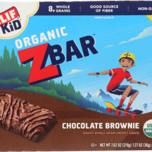 CLIF KID: Organic Zbar Chocolate Brownie 6 Bars, 7.62 Oz