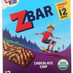 CLIF KID: ZBar Chocolate Chip 12 Bars, 15.24 oz