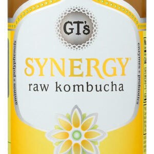 GT ENLIGHTENED KOMBUCHA: Synergy Golden Pineapple Kombucha, 16 fo