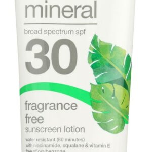 ALBA BOTANICA: Sunblock Fragrance Free Mineral SPF 30, 4 oz