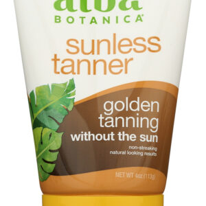 ALBA BOTANICA: Natural Very Emollient Sunless Tanning Lotion, 4 oz