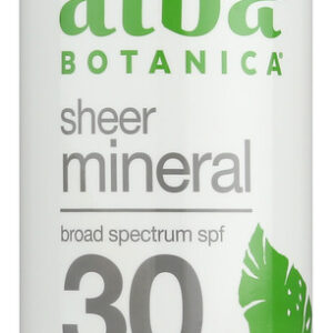 ALBA BOTANICA: Sensitive Mineral Sunscreen SPF 33, 6 oz