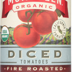 MUIR GLEN ORGANIC: Fire Roasted Diced Tomatoes, 14.5 oz