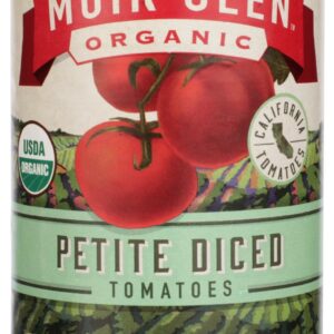 MUIR GLEN: Organic Petite Diced Tomatoes Original, 14.5 oz