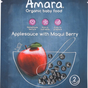 AMARA: Applesauce with Maqui Berry Organic Baby Food, 1 ea