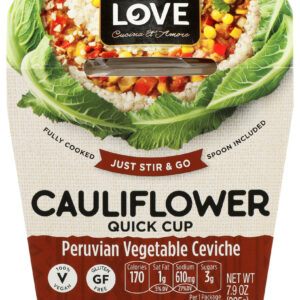 CUCINA & AMORE: Meal Clflwr Veg Ceviche, 7.9 oz