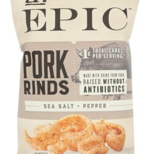 EPIC: Pork Rind Sea Slt Ppr, 2.5 oz