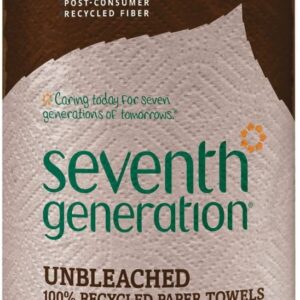SEVENTH GENERATION: 100 Percent Recycled Paper Towels Unbleached, 1 ea