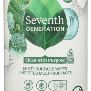 SEVENTH GENERATION: Multi Surface Wipes Garden Mint, 70 pc
