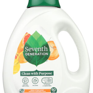 SEVENTH GENERATION: Liquid Laundry Fresh Citrus, 90 FO
