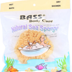 BASS BRUSHES: Bass 1139 Natural Sea Sponge Large, 1 ea