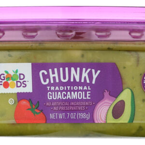 GOOD FOODS: Chunky Traditional Guacamole, 7 oz