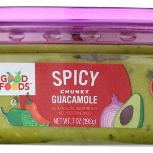 GOOD FOODS: Spicy Chunky Guacamole, 7 oz