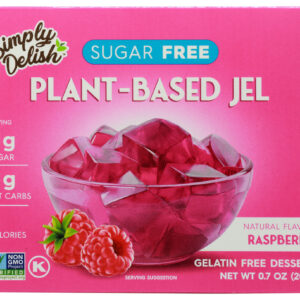 SIMPLY DELISH: Jel Dessert Raspberry, 0.7 oz