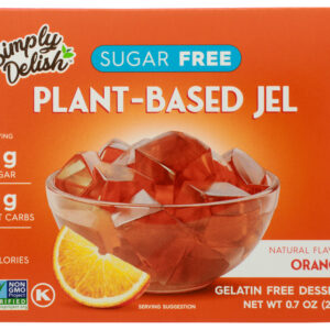 SIMPLY DELISH: Jel Dessert Orange, 0.7 oz