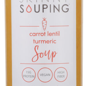 SKINNY SOUPING: Carrot Lentil Turmeric Soup, 16 oz