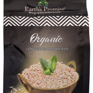 EARTH'S PROMISE: Organic Long Grain Brown Rice, 2 lb
