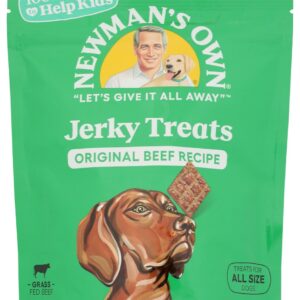 NEWMANS OWN ORGANIC: Dog Treat Beef Jerky Original, 5 oz