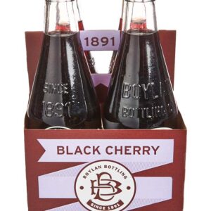 BOYLAN: Black Cherry Soda 4 Pack, 46.4