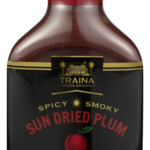 TRAINA: Sauce BBQ Sun Dried Plum, 17 oz