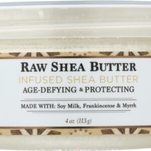 NUBIAN HERITAGE: Raw Shea Butter Infused with Frankincense & Myrrh, 4 oz