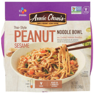 ANNIE CHUN'S: Peanut Sesame Noodle Bowl Mild, 8.7 oz
