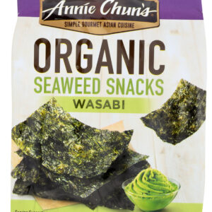 ANNIE CHUNS: Organic Seaweed Snack Wasabi, 0.35 oz
