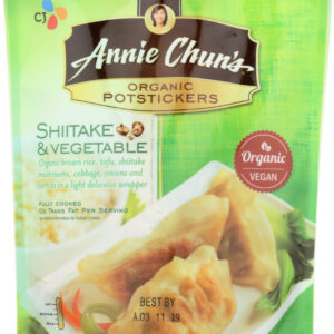 ANNIE CHUN'S: Organic Shiitake and Vegetable Potstickers, 7.6 oz