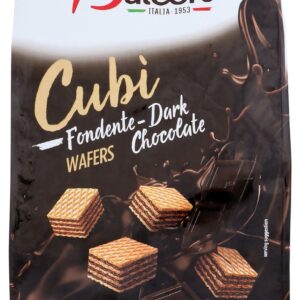 BALCONI: Wafer Cubi Dark Chocolate, 250 gm