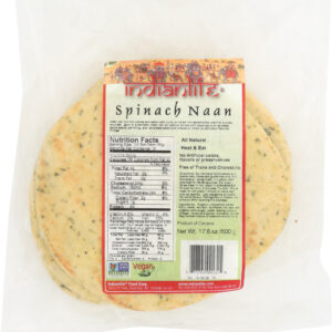 INDIANLIFE: Spinach Naan - Non GMO, 500 gm
