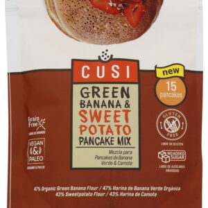 CUSI WORLD: Green Banana Sweet Potato Pancake Mix, 7.05 oz