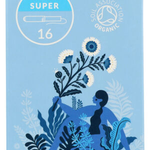 NATRACARE: Organic Cotton Tampons Super with Applicator, 16 Tampons