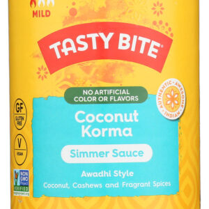 TASTY BITE: Coconut Korma Simmer Sauce, 13 oz