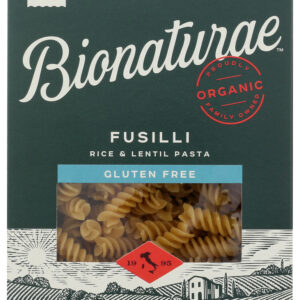 BIONATURAE: Organic Gluten Free Rice Lentil Fusili, 12 oz