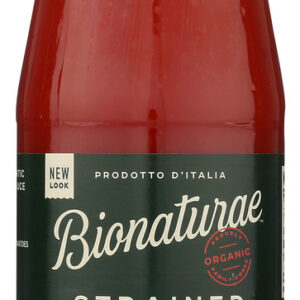 BIONATURAE: Organic Strained Tomatoes, 24 Oz