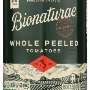 BIONATURAE: Organic Whole Peeled Tomatoes, 28.2 oz