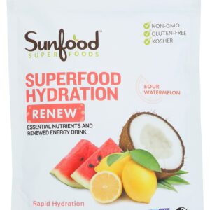SUNFOOD SUPERFOODS: Superfood Hydratn Renew, 8 OZ