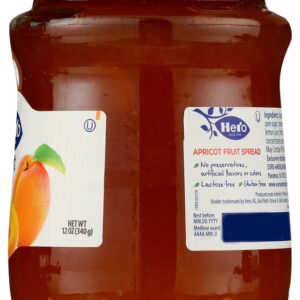 HERO: Fruit Spread Apricot, 12 oz