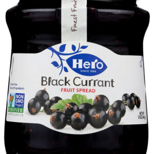 HERO: Fruit Spread Black Currant, 12 oz