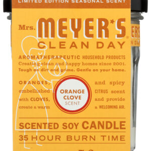 MRS MEYERS CLEAN DAY: Orange Clove Soy Candle Large, 7.2 oz