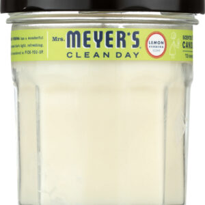 MRS MEYERS CLEAN DAY: Scented Soy Candle Lemon Verbena Scent, 7.2 oz