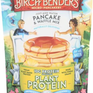 BIRCH BENDERS: Plant Protein Pancake & Waffle Mix, 14 oz