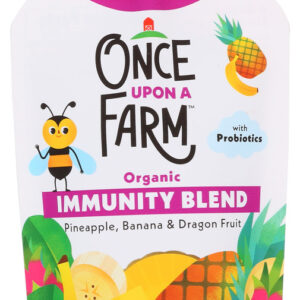ONCE UPON A FARM: Immunity Blend Pineapple Banana & Dragon Fruit, 3.2 oz